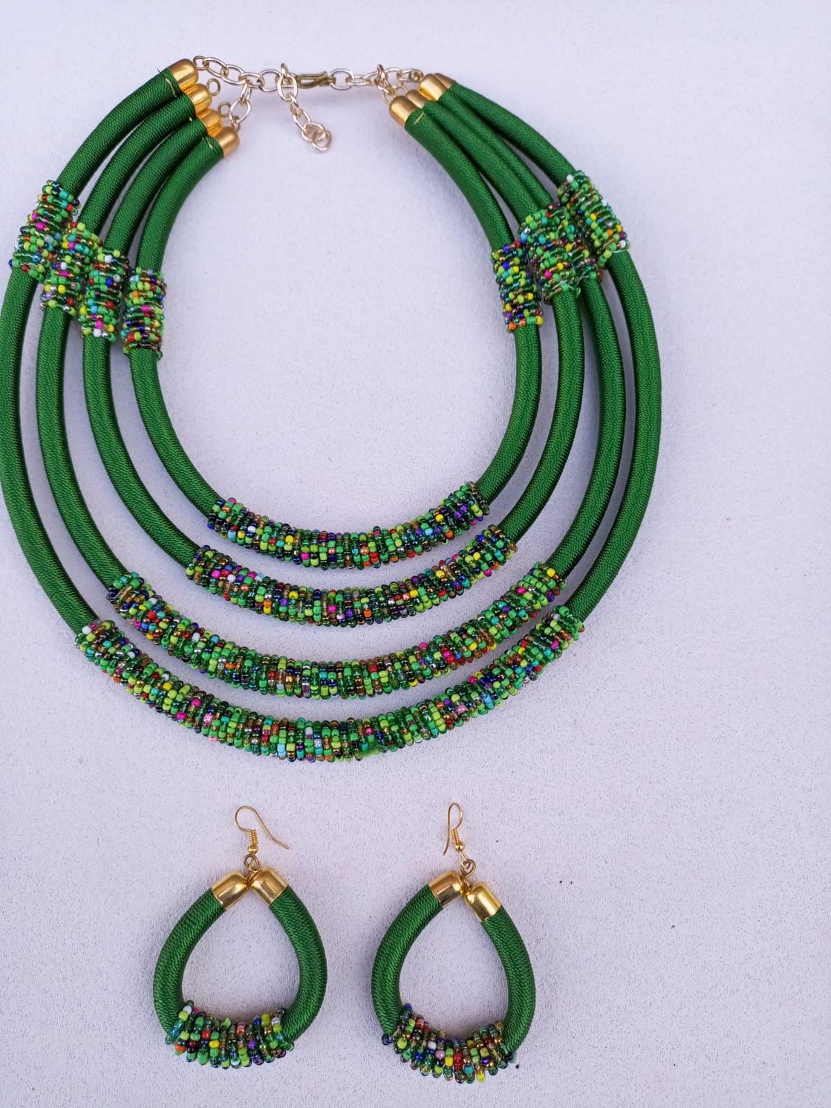 Boho Statement Jewelry/Colorful Seed Bead Necklace/Layered Necklace for Women/Gift for Her/Handmade Beaded Necklace/gift for women