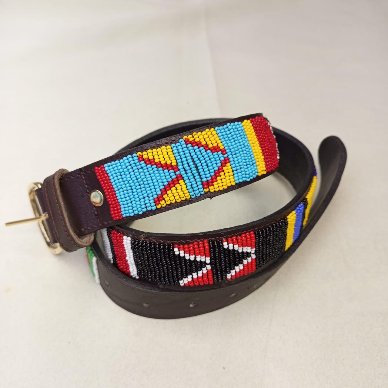 Maasai belt, Leather belt, Beaded belt, Handmade belt, Christmas gifts for loved ones African beaded belt, unisex belt, Casual belt, Boho