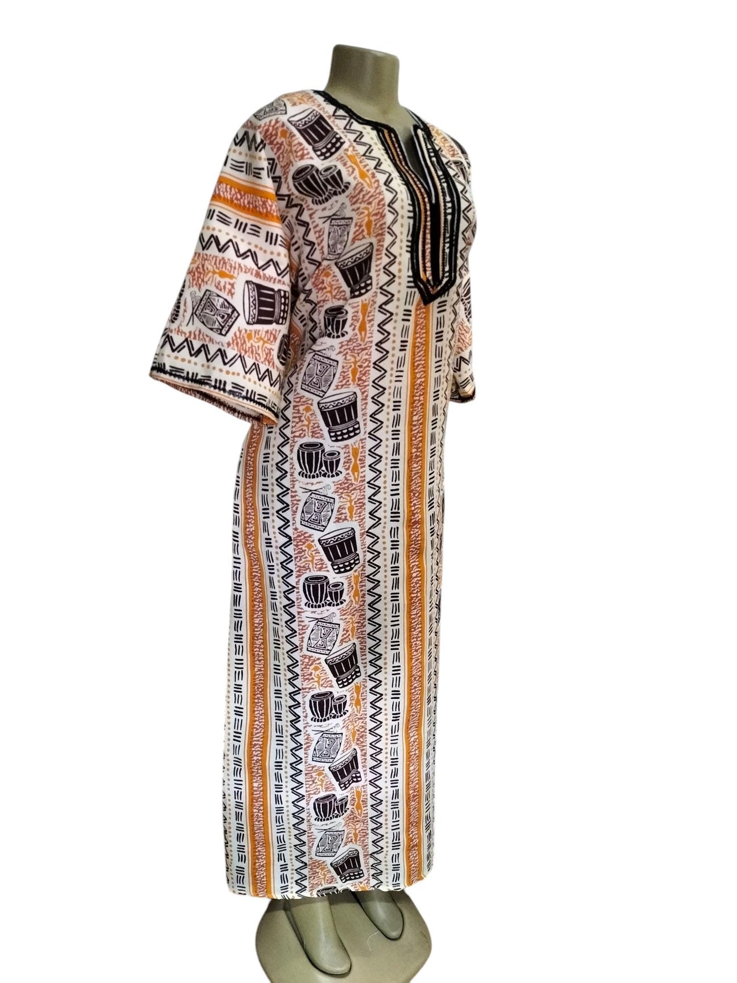 Authentic African Print Dress – Handmade Ankara Dress, Vibrant and Stylish, Perfect for Parties & Special Occasions