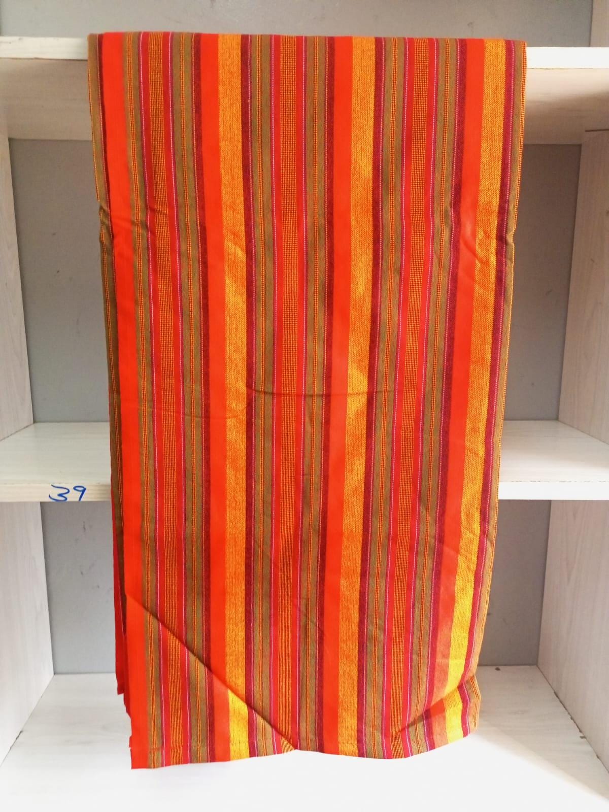 Authentic Maasai Shuka Blanket - Traditional African Tribal Wrap, Red Plaid Safari Blanket for Home Décor or Outdoor Adventures
