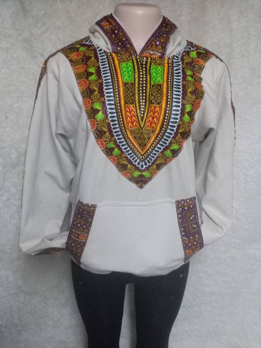 African unisex dashiki hood /Handmade Custom Winter Hood/Cozy Warm, and Stylish Cold Weather/Custom Winter Hood/Personalized Winter gift