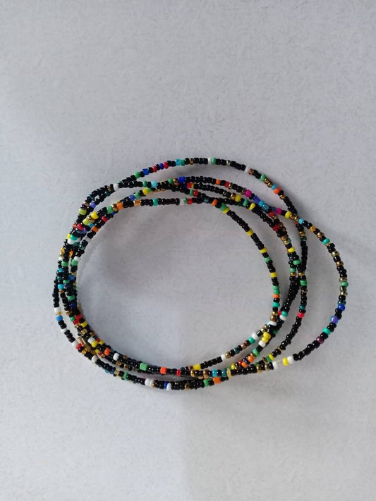 Handmade Waist Beads for Women/African Beaded Body Jewelry/Boho Style, Weight Loss, Belly Chain, Custom Size