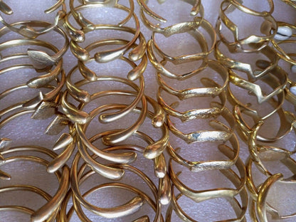 ON SALE: Wholesale African brass bracelets, A set of 50brass bracelets, African continent bracelet, Wholesale brass bangles, Christmas gift