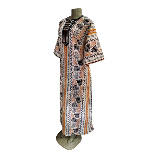 Authentic African Print Dress – Handmade Ankara Dress, Vibrant and Stylish, Perfect for Parties & Special Occasions