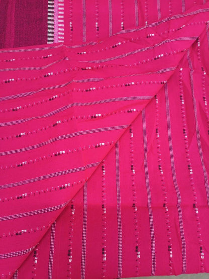 Authentic Maasai Shuka Blanket - Traditional African Tribal Wrap, pink  and white  Safari Blanket for Home Décor or Outdoor Adventures