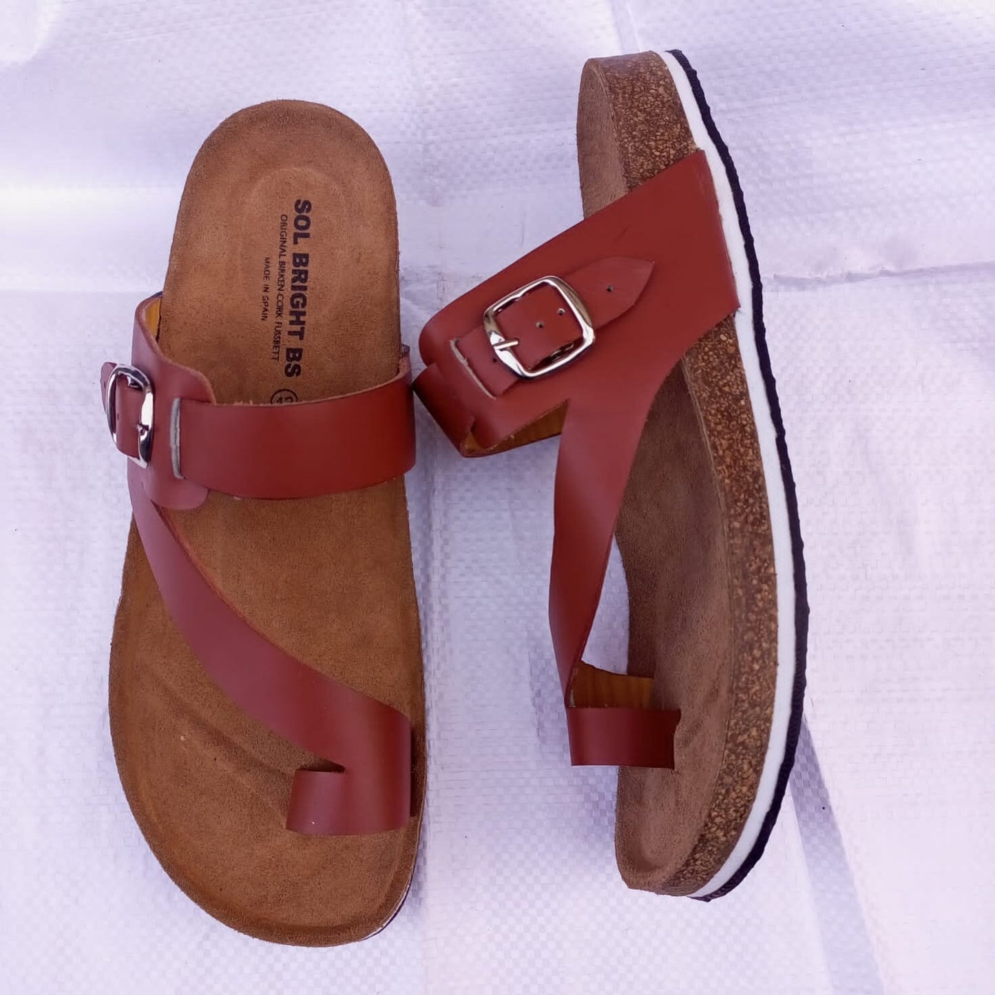 Handmade African Men's Sandals/Genuine Leather Beaded Flip-Flops/Comfortable Summer Sandals for Men/African Shoes/Unique Gift for Him