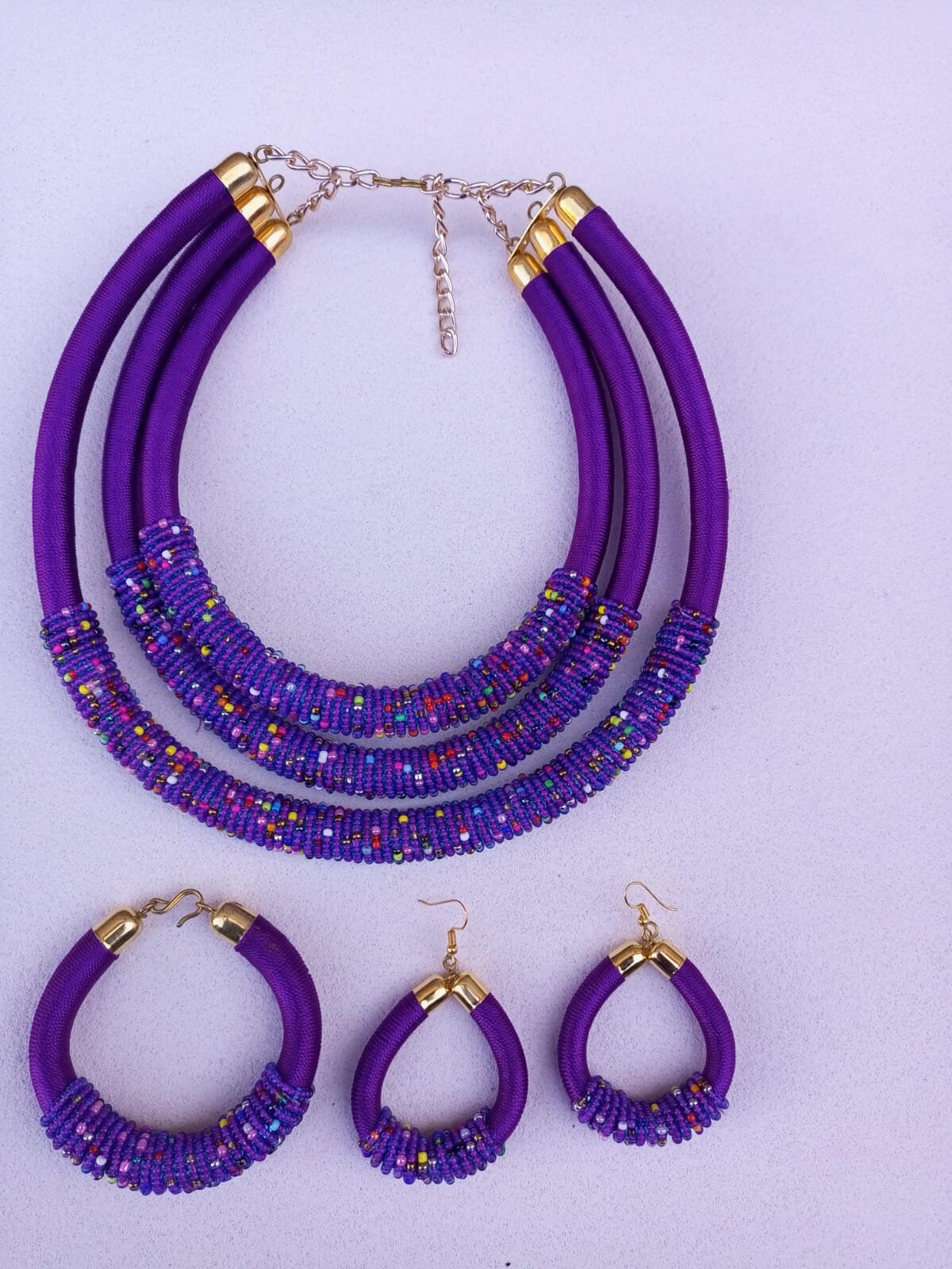 Boho Statement Jewelry/Colorful Seed Bead Necklace/Layered Necklace for Women/Gift for Her/Handmade Beaded Necklace/gift for women