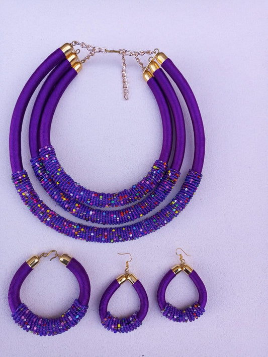 Boho Statement Jewelry/Colorful Seed Bead Necklace/Layered Necklace for Women/Gift for Her/Handmade Beaded Necklace/gift for women