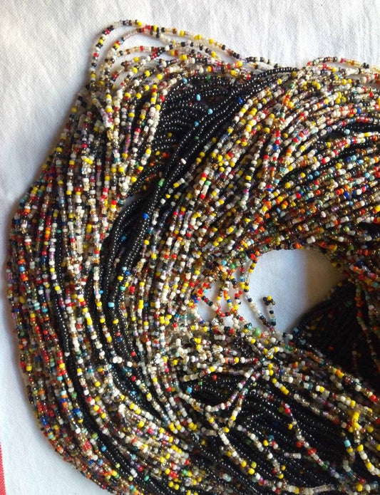 Handmade Waist Beads for Women/African Beaded Body Jewelry/Boho Style, Weight Loss, Belly Chain, Custom Size