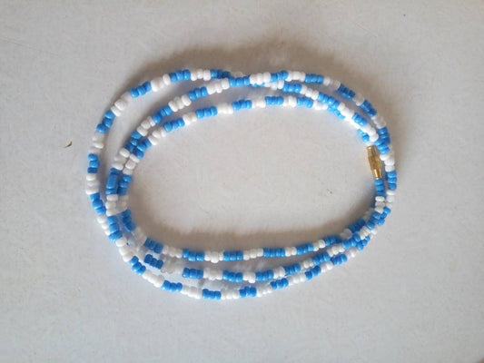 Handmade Waist Beads for Women/African Beaded Body Jewelry/Boho Style, Weight Loss, Belly Chain, Custom Size