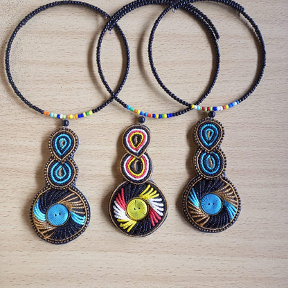 Boho Statement Jewelry/Colorful Seed Bead Necklace/Layered Necklace for Women/Gift for Her/Handmade Beaded Necklace/gift for women