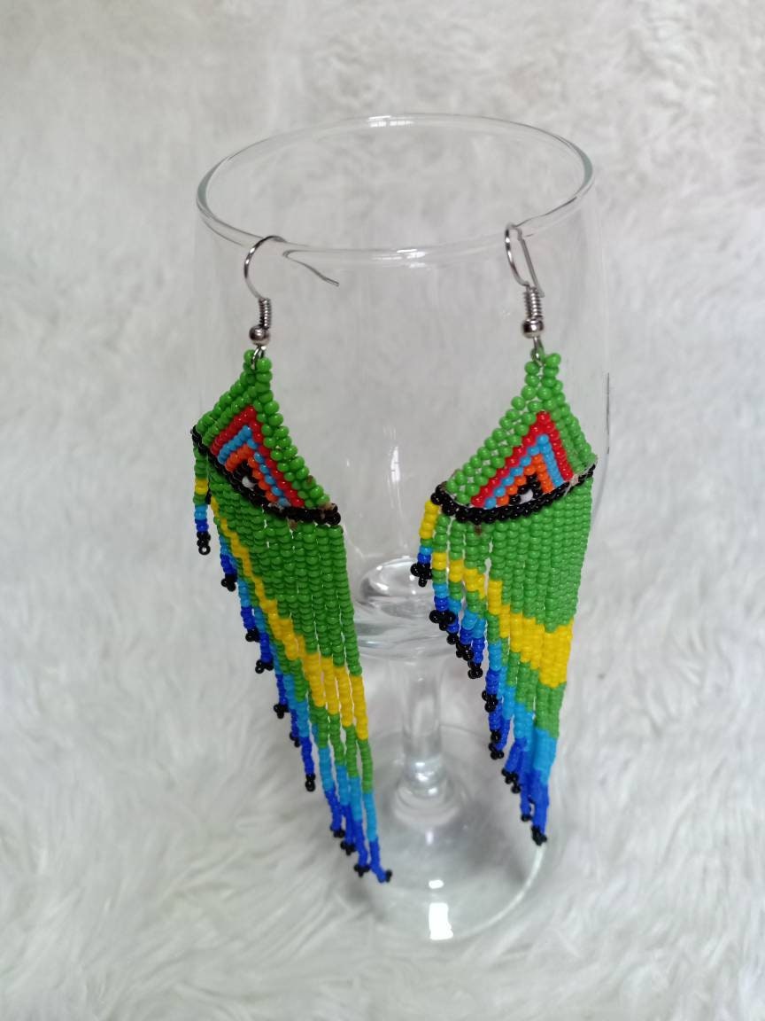 Colorful Boho Style Jewelry/Seed Bead Dangle Earrings for women/Lightweight & Trendy Giftgift for women