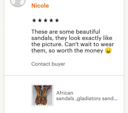 Handmade African Beaded Sandals/Authentic Maasai-Style Leather Flip-Flops Women/Boho Beach Sandals/Comfortable Summer Sandal African Gifts