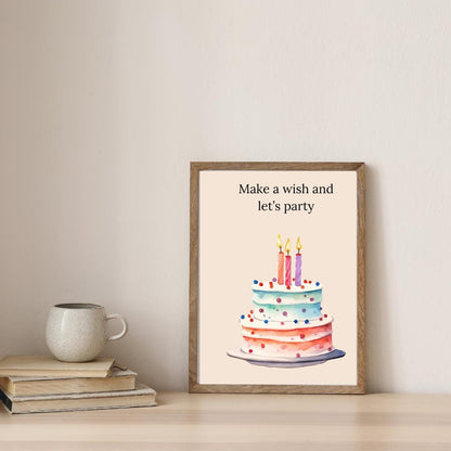 Digital Birthday Card - Instant Download - Cute & Creative Birthday E-Card - No Customization - Perfect for Any Age. single-sided digita