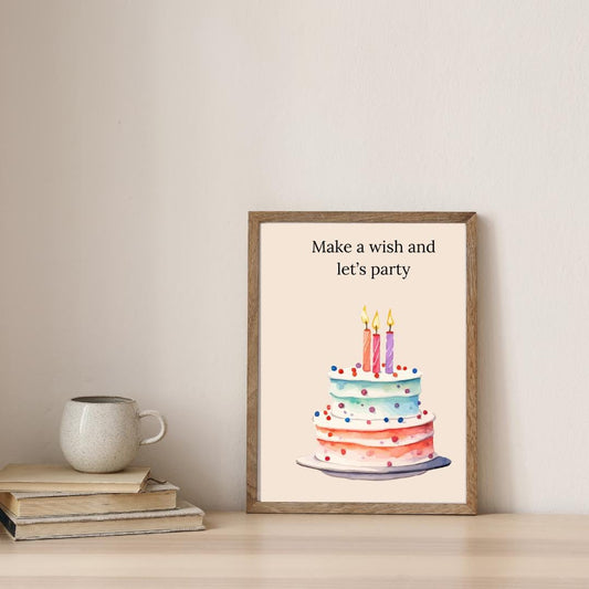 Digital Birthday Card - Instant Download - Cute & Creative Birthday E-Card - No Customization - Perfect for Any Age. single-sided digita
