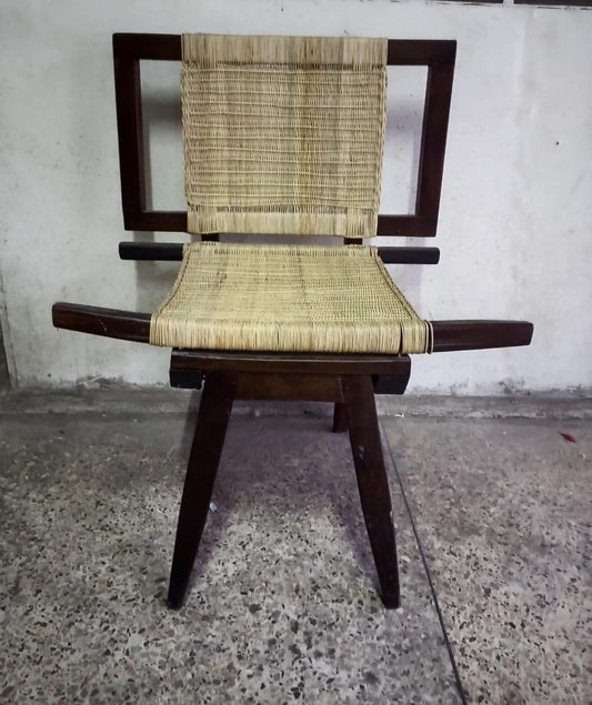 Free Shipping Handmade Malawi Cane Seat/Boho African Chair for Living Room/Rustic African Woven Seat/Perfect for Indoor & Outdoor Spaces/