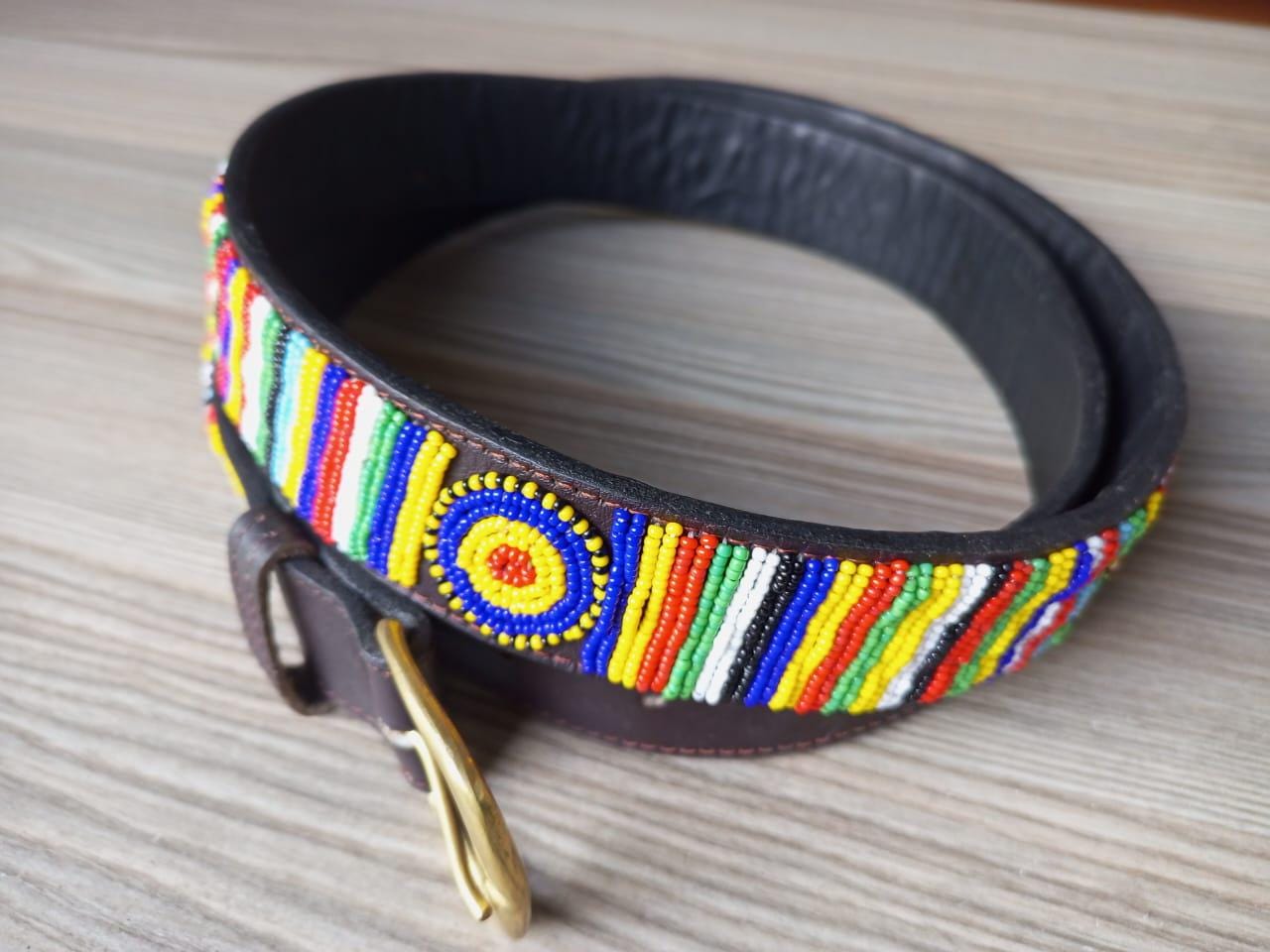 Maasai belt, Leather belt, Beaded belt, Handmade belt, Christmas gifts for loved ones African beaded belt, unisex belt, Casual belt, Boho