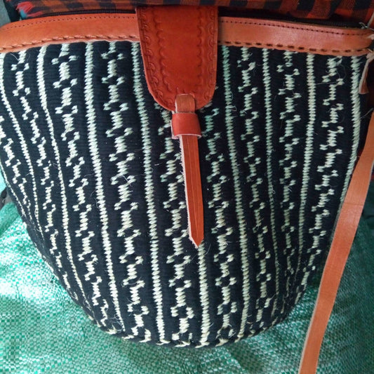Handmade Woven Sisal Sling Bag - Boho Eco-Friendly Crossbody Bag | Sustainable Natural Fiber Purse | African Artisan Handcrafted Bag
