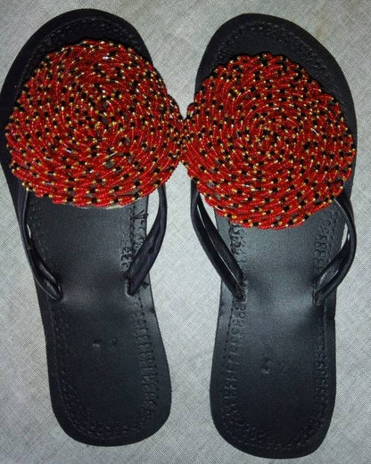 CUSTOMIZED African beaded sandals, summer sandals, Christmas gift for her,mom gift,beach sandals, leather sandals,