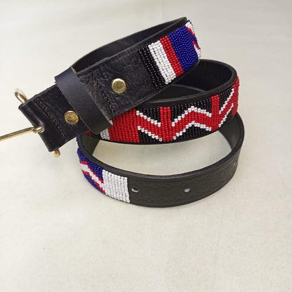 Maasai belt, Leather belt, Beaded belt, Handmade belt, Christmas gifts for loved ones African beaded belt, unisex belt, Casual belt, Boho
