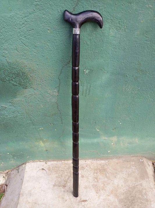 African wood Original Hiking Walking stick/Handmade Kenya Africa Ebony Hardwood UnisexCane/Hand designed Cane/ Wooden walking stick