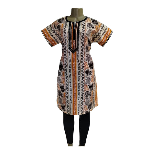 Authentic African Print Dress – Handmade Ankara Dress, Vibrant and Stylish, Perfect for Parties & Special Occasions