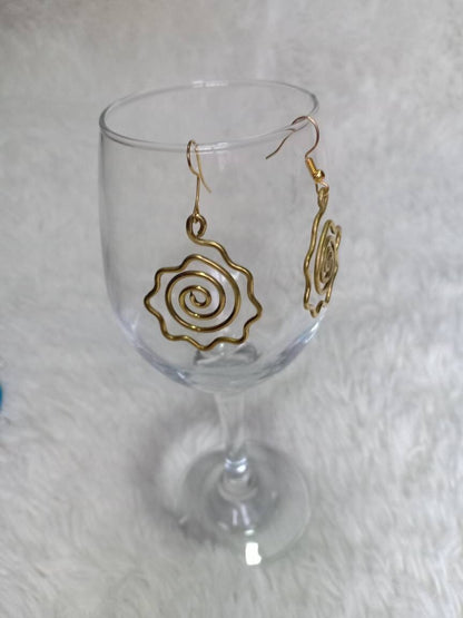 Maasai earrings / Set of 6 African earrings /brass earrings /Jewelry /Jewellery /African brass earrings, christmas earrings for loved ones.