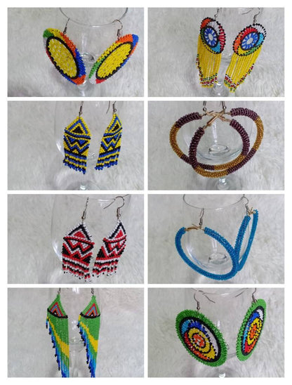 Colorful Boho Style Jewelry/Seed Bead Dangle Earrings for women/Lightweight & Trendy Giftgift for women