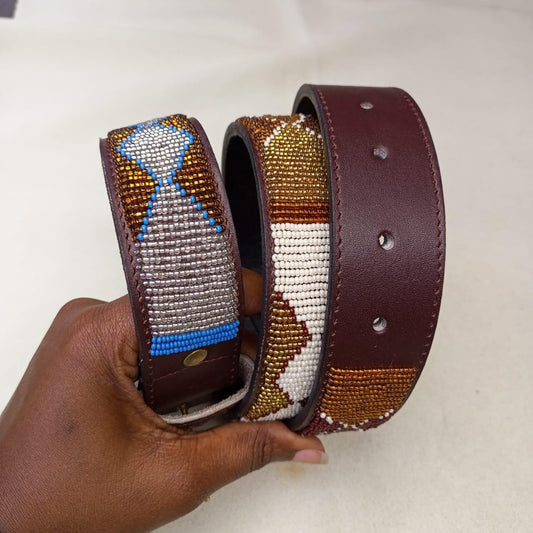 Maasai belt, Leather belt, Beaded belt, Handmade belt, Christmas gifts for loved ones African beaded belt, unisex belt, Casual belt, Boho