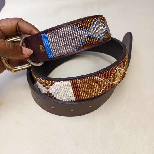 Maasai belt, Leather belt, Beaded belt, Handmade belt, Christmas gifts for loved ones African beaded belt, unisex belt, Casual belt, Boho