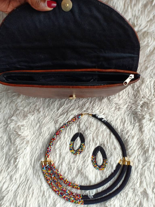 Boho Statement Jewelry/Colorful Seed Bead Necklace/Layered Necklace for Women/Gift for Her/Handmade Beaded Necklace/gift for women