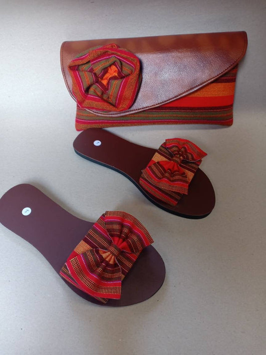 Handmade African Beaded Sandals/Authentic Maasai-Style Leather Flip-Flops Women/Boho Beach Sandals/Comfortable Summer Sandal African Gifts