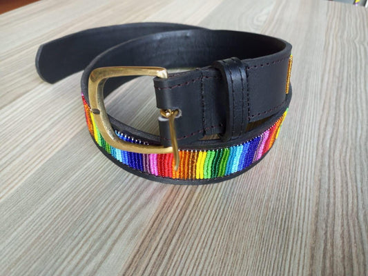Maasai belt, Leather belt, Beaded belt, Handmade belt, Christmas gifts for loved ones African beaded belt, unisex belt, Casual belt, Boho
