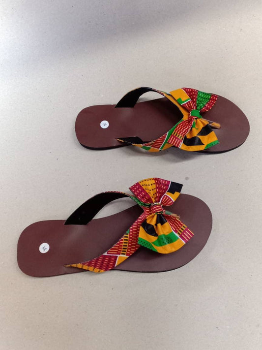 Handmade African Beaded Sandals/Authentic Maasai-Style Leather Flip-Flops Women/Boho Beach Sandals/Comfortable Summer Sandal African Gifts