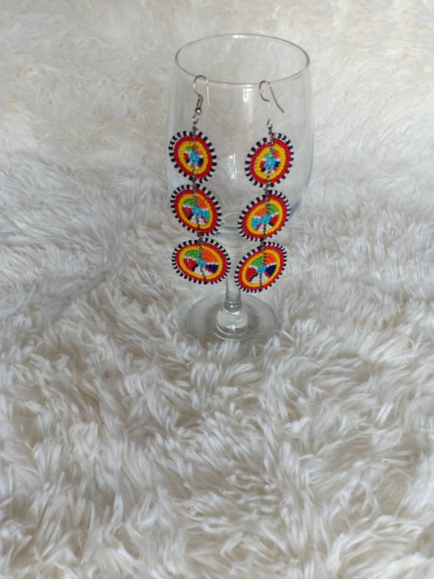 Colorful Boho Style Jewelry/Seed Bead Dangle Earrings for women/Lightweight & Trendy Giftgift for women