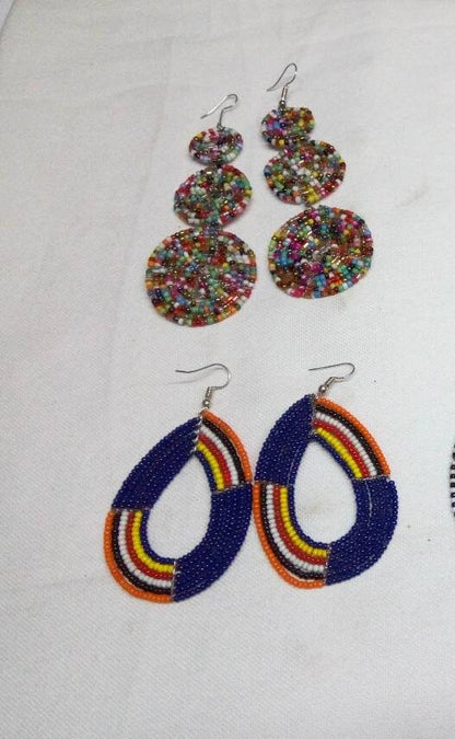 Colorful Boho Style Jewelry/Seed Bead Dangle Earrings for women/Lightweight & Trendy Giftgift for women