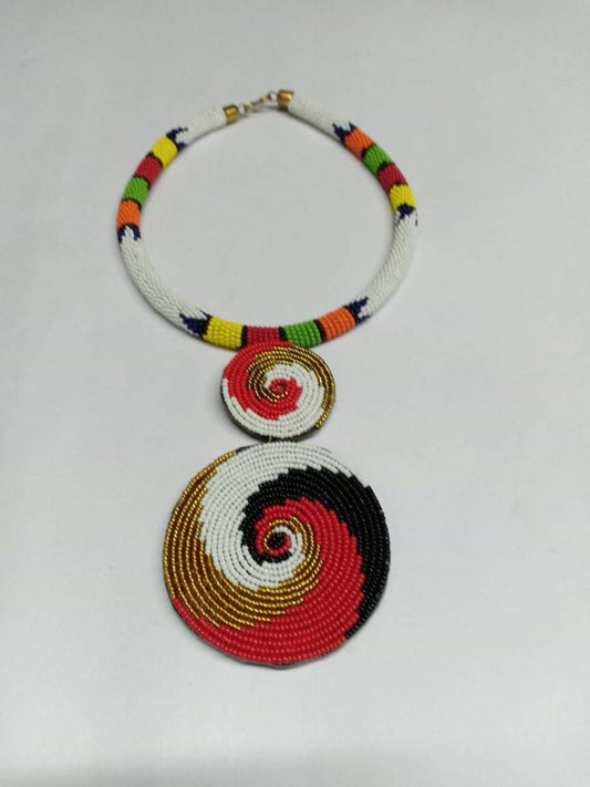 Boho Statement Jewelry/Colorful Seed Bead Necklace/Layered Necklace for Women/Gift for Her/Handmade Beaded Necklace/gift for women