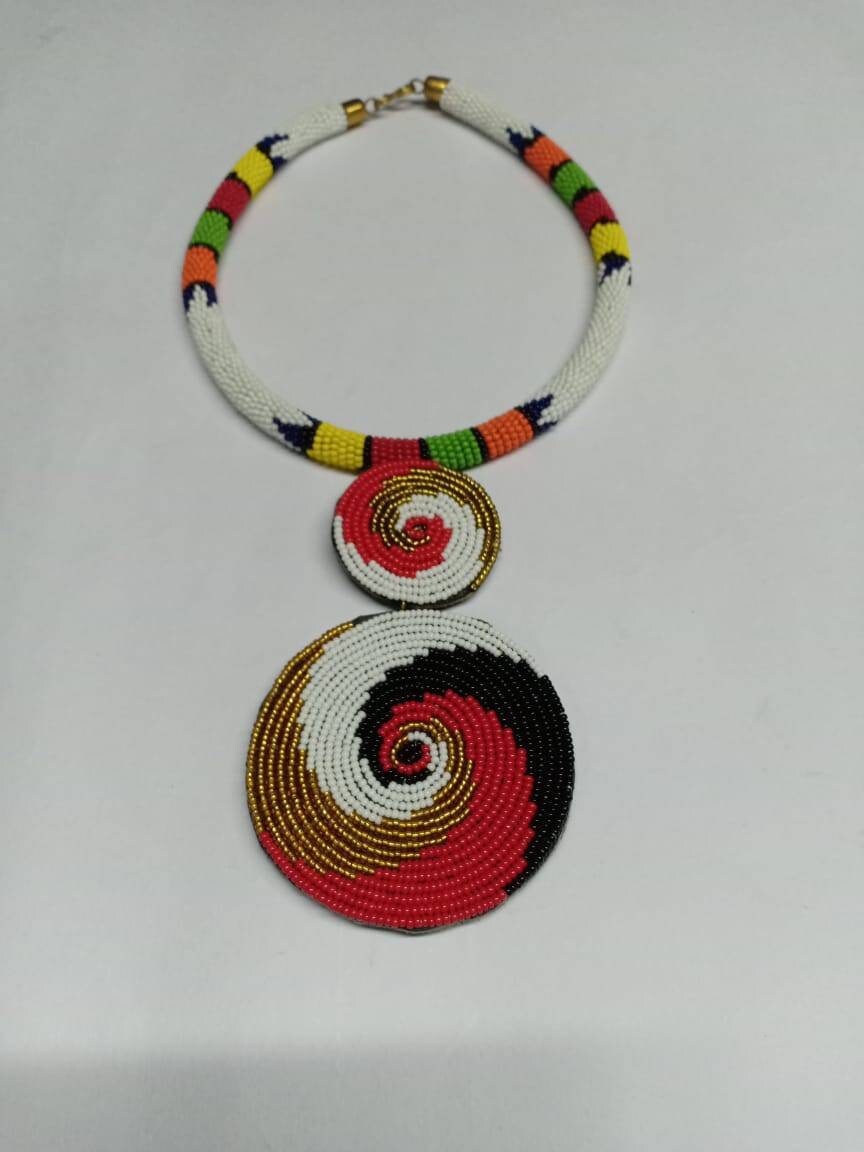 Boho Statement Jewelry/Colorful Seed Bead Necklace/Layered Necklace for Women/Gift for Her/Handmade Beaded Necklace/gift for women
