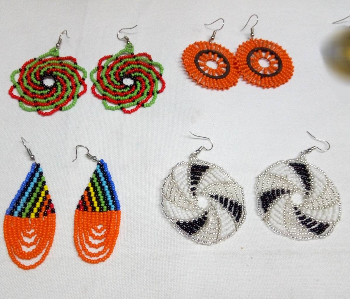 Colorful Boho Style Jewelry/Seed Bead Dangle Earrings for women/Lightweight & Trendy Giftgift for women