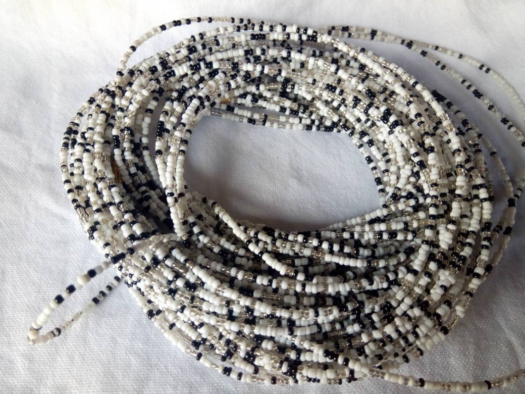 Handmade Waist Beads for Women/African Beaded Body Jewelry/Boho Style, Weight Loss, Belly Chain, Custom Size
