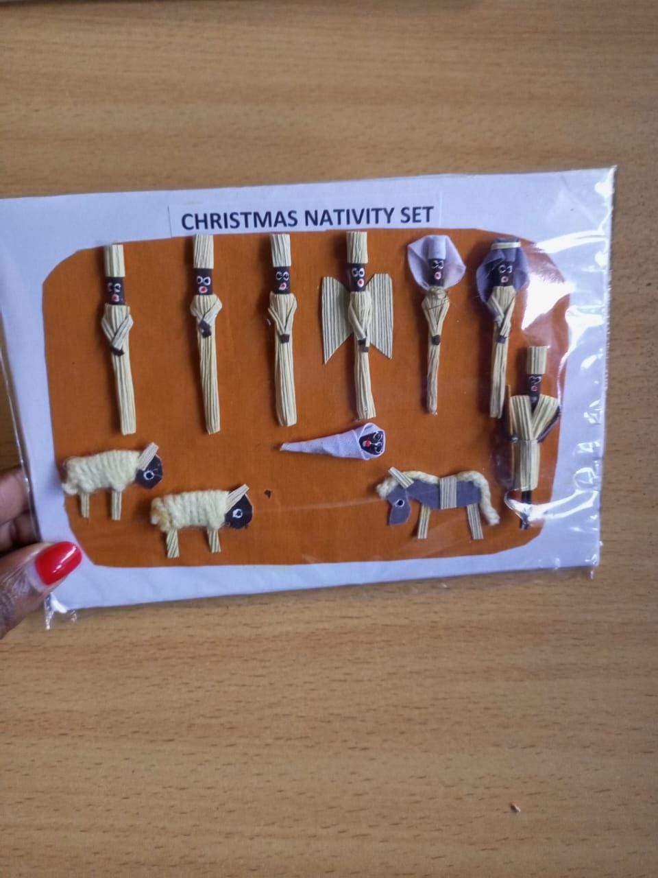 Handmade Nativity Christmas Card Set/Religious Holiday Cards/Christian GreetingCards/Unique Nativity Scene Art/Spiritual ChristmasStationery