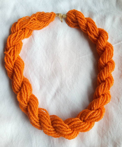 Boho Statement Jewelry/Colorful Seed Bead Necklace/Layered Necklace for Women/Gift for Her/Handmade Beaded Necklace/gift for women