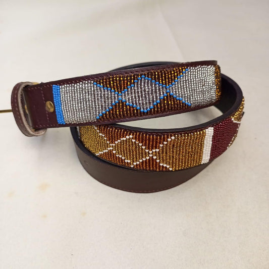 Maasai belt, Leather belt, Beaded belt, Handmade belt, Christmas gifts for loved ones African beaded belt, unisex belt, Casual belt, Boho