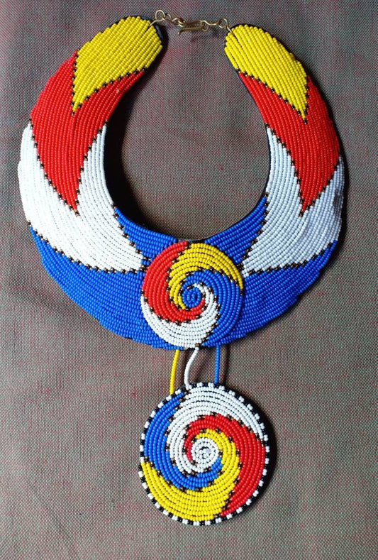 Boho Statement Jewelry/Colorful Seed Bead Necklace/Layered Necklace for Women/Gift for Her/Handmade Beaded Necklace/gift for women