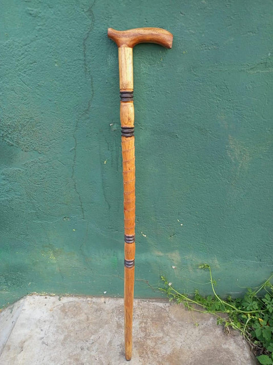 African wood Original Hiking Walking stick/Handmade Kenya Africa Mahogany Hardwood UnisexCane/Hand designed Cane/ Wooden walking stick