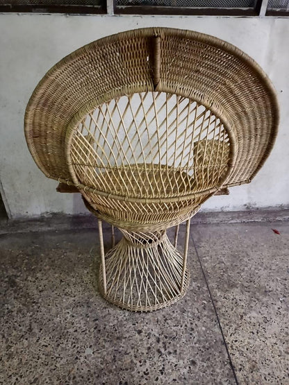 Free Shipping Handmade Malawi Cane Seat/Boho African Chair for Living Room/Rustic African Woven Seat/Perfect for Indoor & Outdoor Spaces/