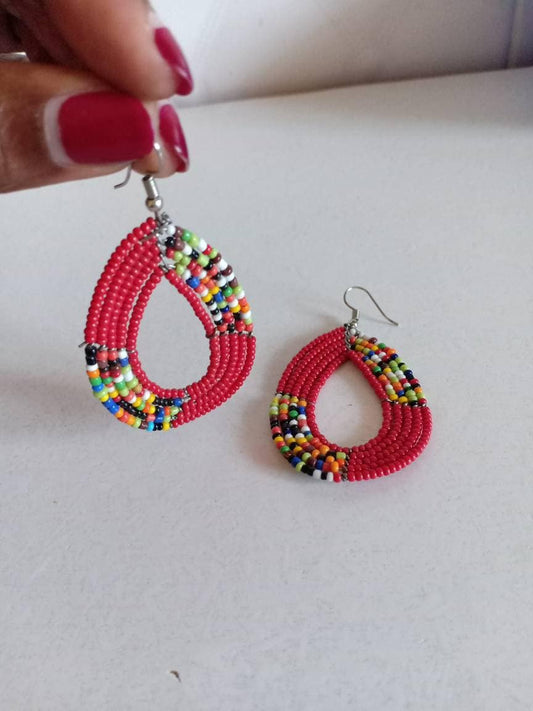 Colorful Boho Style Jewelry/Seed Bead Dangle Earrings for women/Lightweight & Trendy Giftgift for women