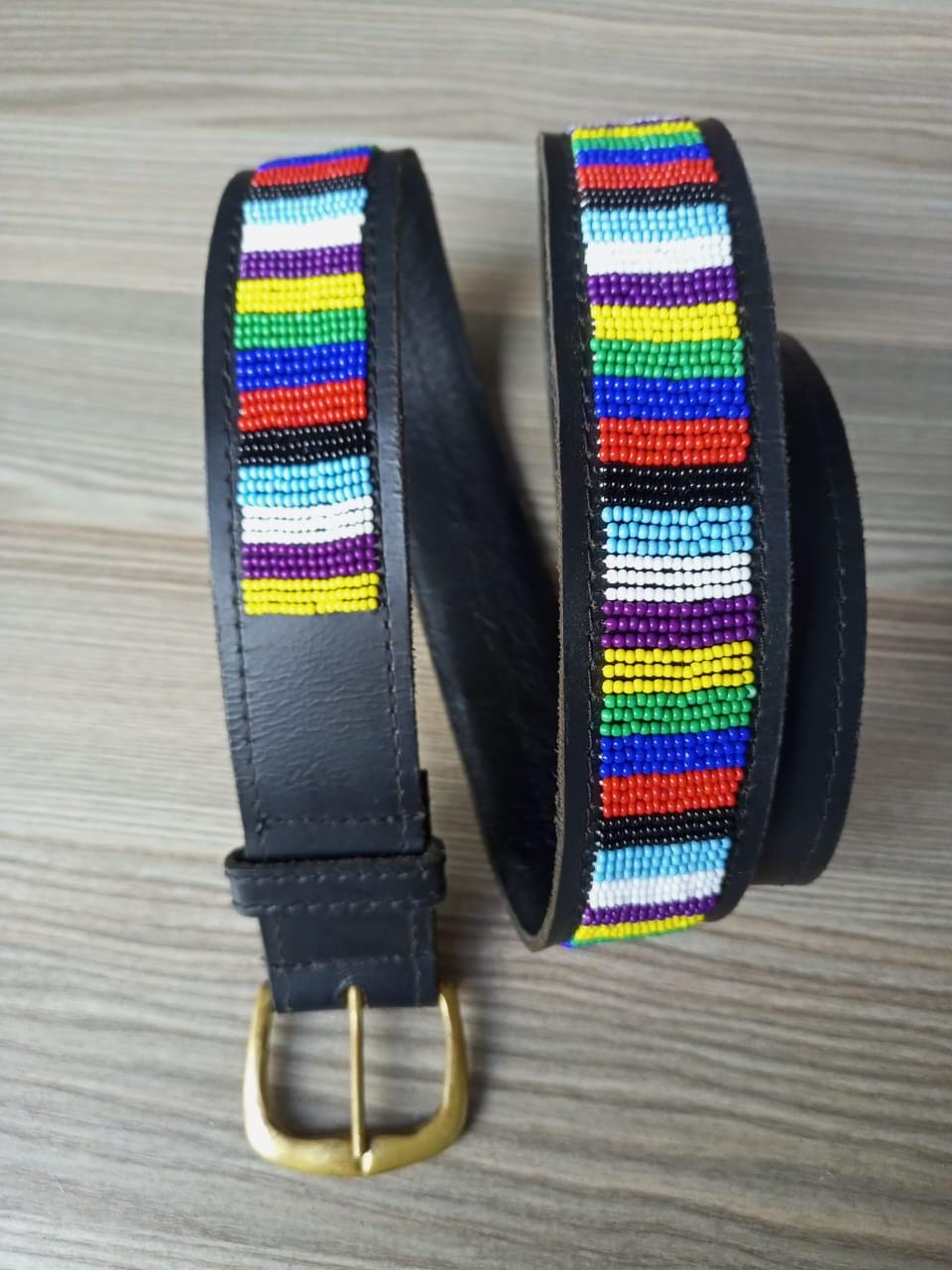 Maasai belt, Leather belt, Beaded belt, Handmade belt, Christmas gifts for loved ones African beaded belt, unisex belt, Casual belt, Boho