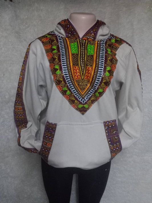 African unisex dashiki hood /Handmade Custom Winter Hood/Cozy Warm, and Stylish Cold Weather/Custom Winter Hood/Personalized Winter gift