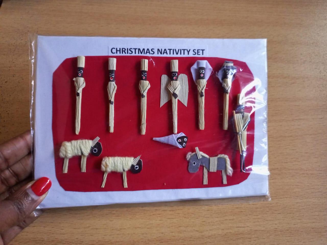Handmade Nativity Christmas Card Set/Religious Holiday Cards/Christian GreetingCards/Unique Nativity Scene Art/Spiritual ChristmasStationery